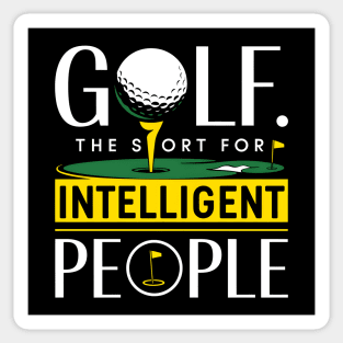 Golf Shirt – The Sport for Intelligent People Funny Golf Sticker